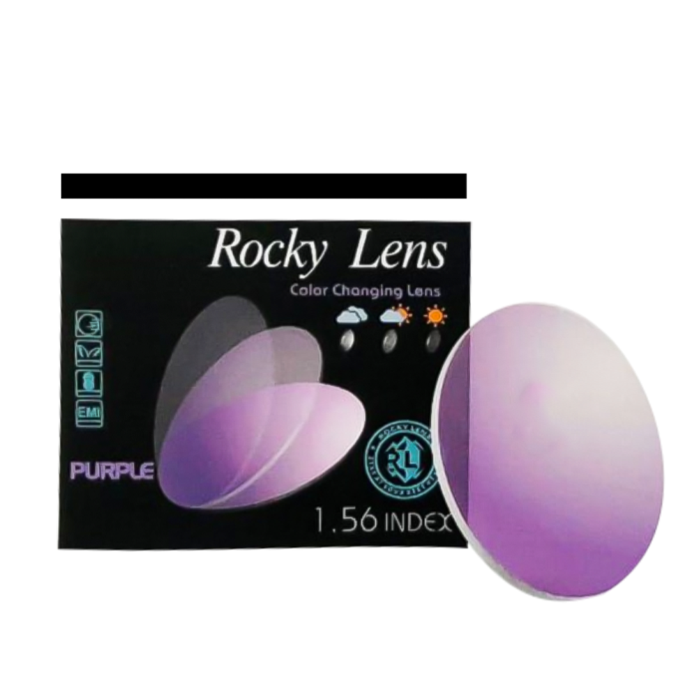 KÍNH ĐỔI MÀU TRENDY ROCKY LENS 1.56 ASP - MÀU TÍM